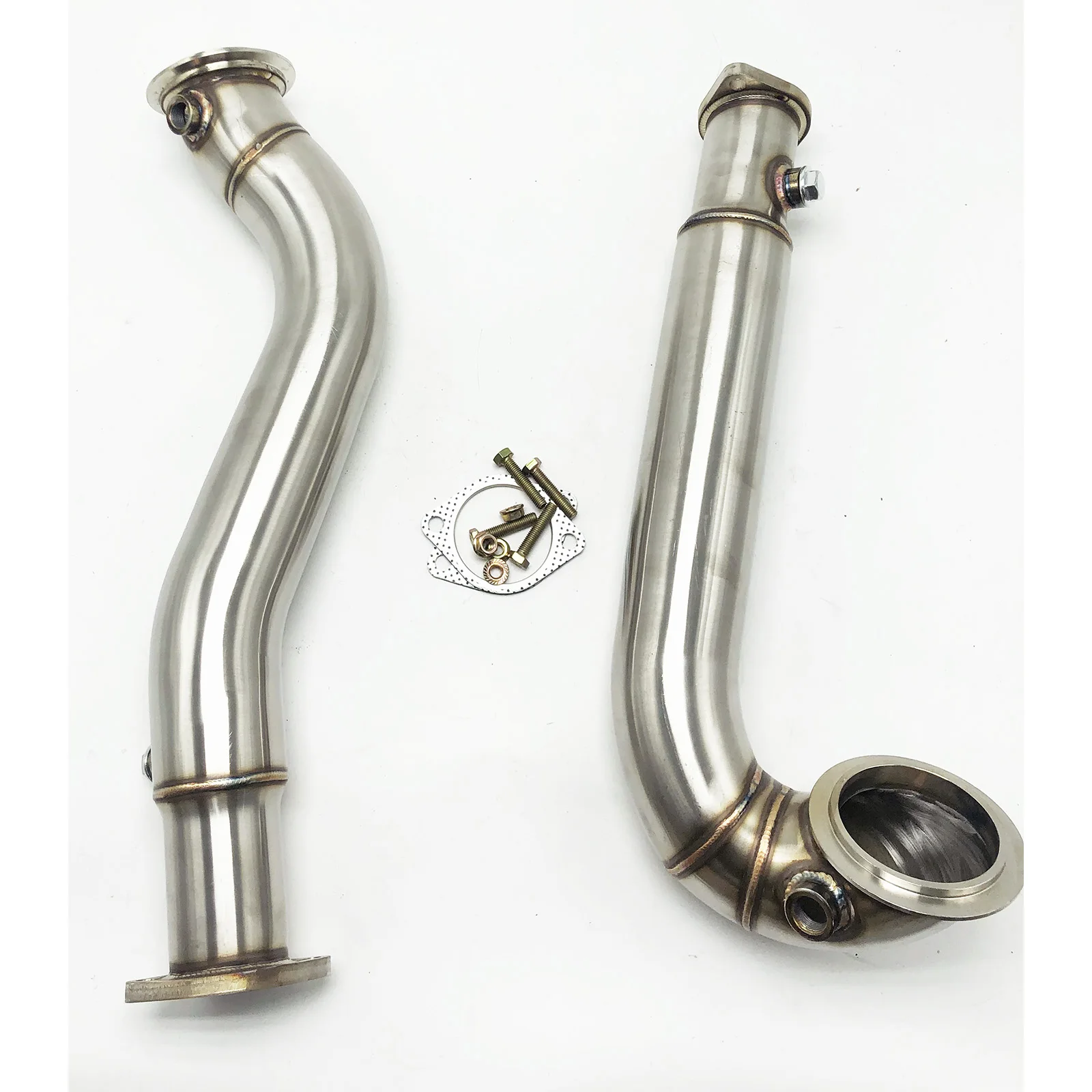 

3" Hi Flow Catless Exhaust Downpipes for BMW 2008-2010 535i 535Xi N54 Twin Turbo 3.0L E60 RWD & AWD