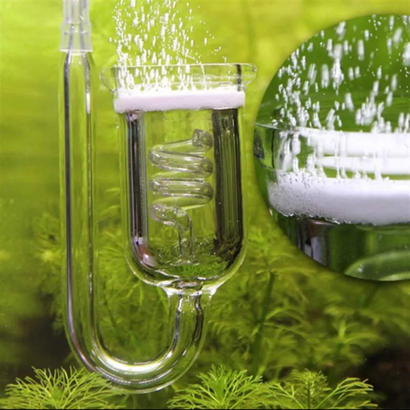 Стеклянный диффузор для аквариума Co2 специальный дизайн диоксид стекла реактор