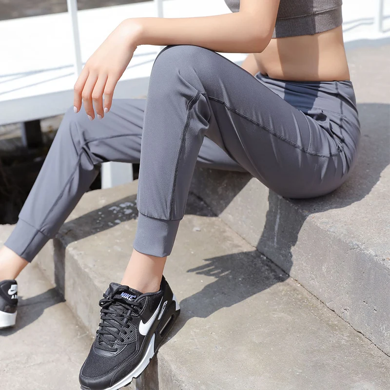Женская одежда для занятий йогой и фитнесом спортзала удобные брюки-карандаш из