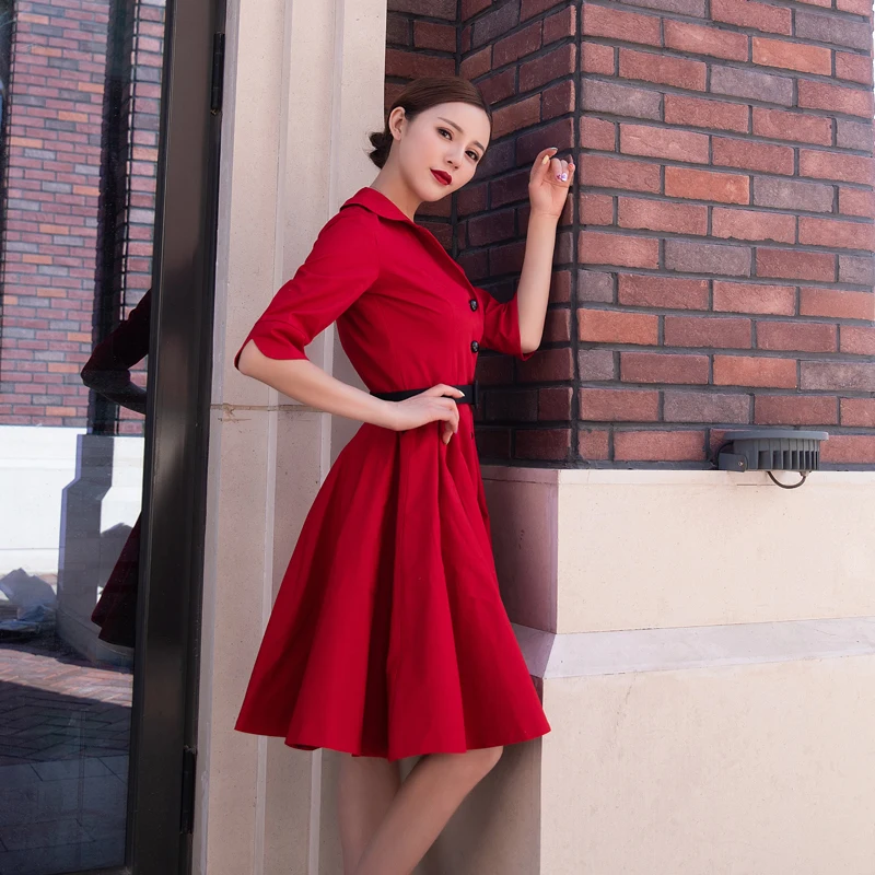 Винтажное платье в стиле ретро 50-60-х годов Женская туника с вышивкой под юбку