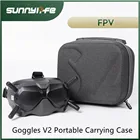 Чехол для переноски SunnyLife для DJI FPV Goggles V2 Flying Glasses VR, оригинальные аксессуары, жесткий чехол для защиты FPV V2 от ударов
