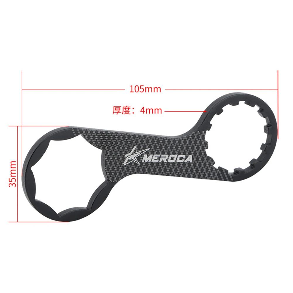 

Bicycle Front Fork Wrench Aluminum Alloy Portable Bike Repair Removal Spanner Replacement for XCM/XCR/XCT/RST Disassembly Tools