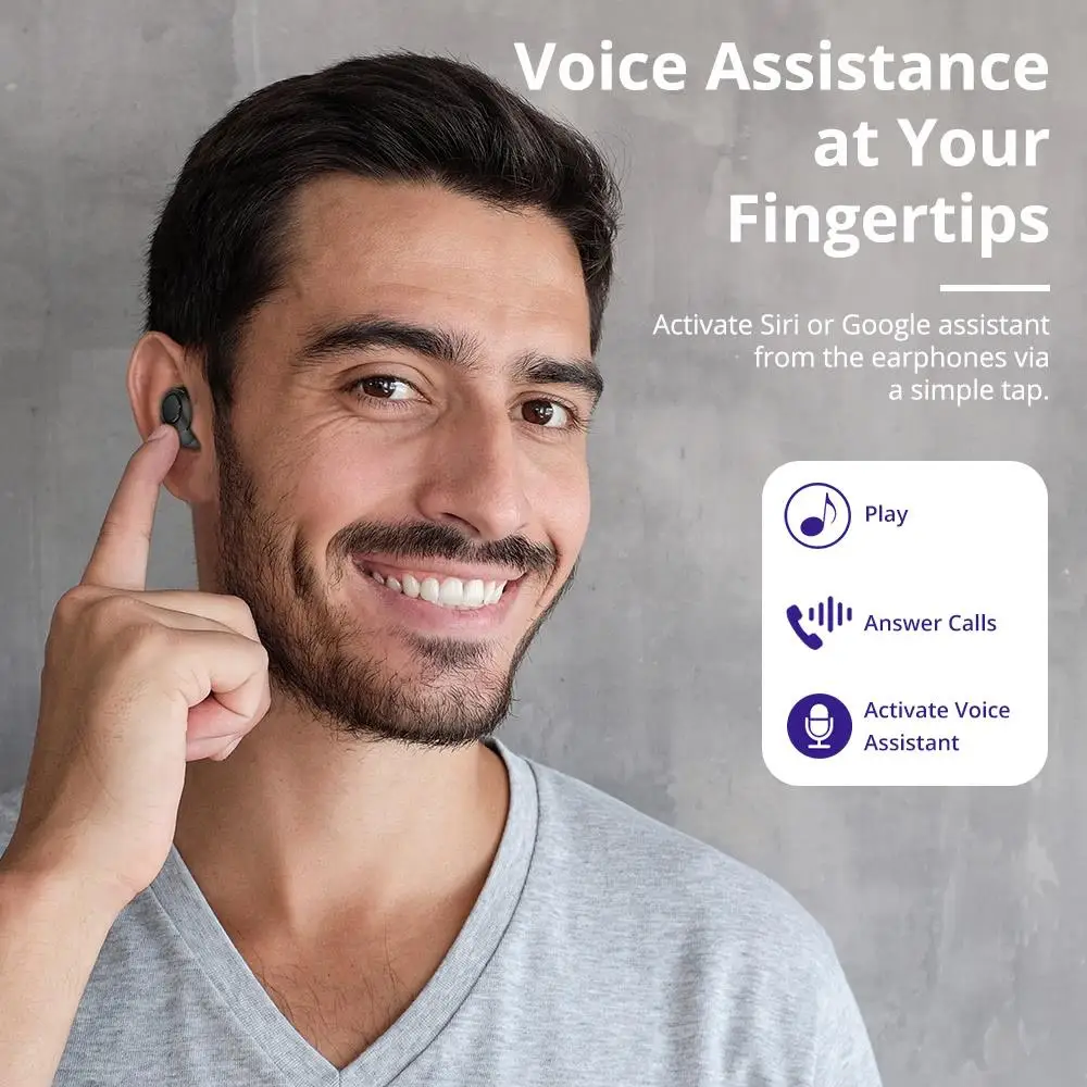 

Tronsmart Onyx Free Bluetooth Wireless Earphone with aptX UV TWS Earphones QualcommChipQCC3020 IPX7 waterproof,Voice Assistance