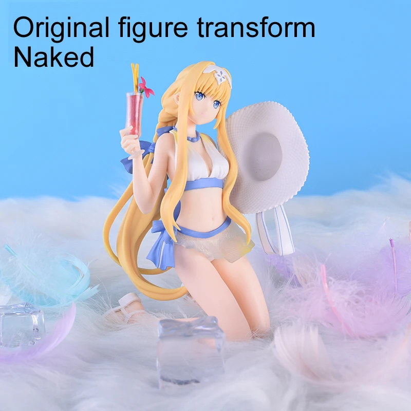 

Фигурка «трансформирующий меч», онлайн-регистрация кода, Алиса, летняя эротическая девушка без одежды, смола, коллекция моделей GK, Аниме фиг...