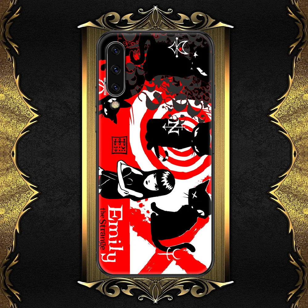 

Emily the Strange girl Phone case For Samsung Galaxy A 3 5 7 8 10 20 21 30 40 50 51 70 71 E S 2016 2018 4G black pretty back