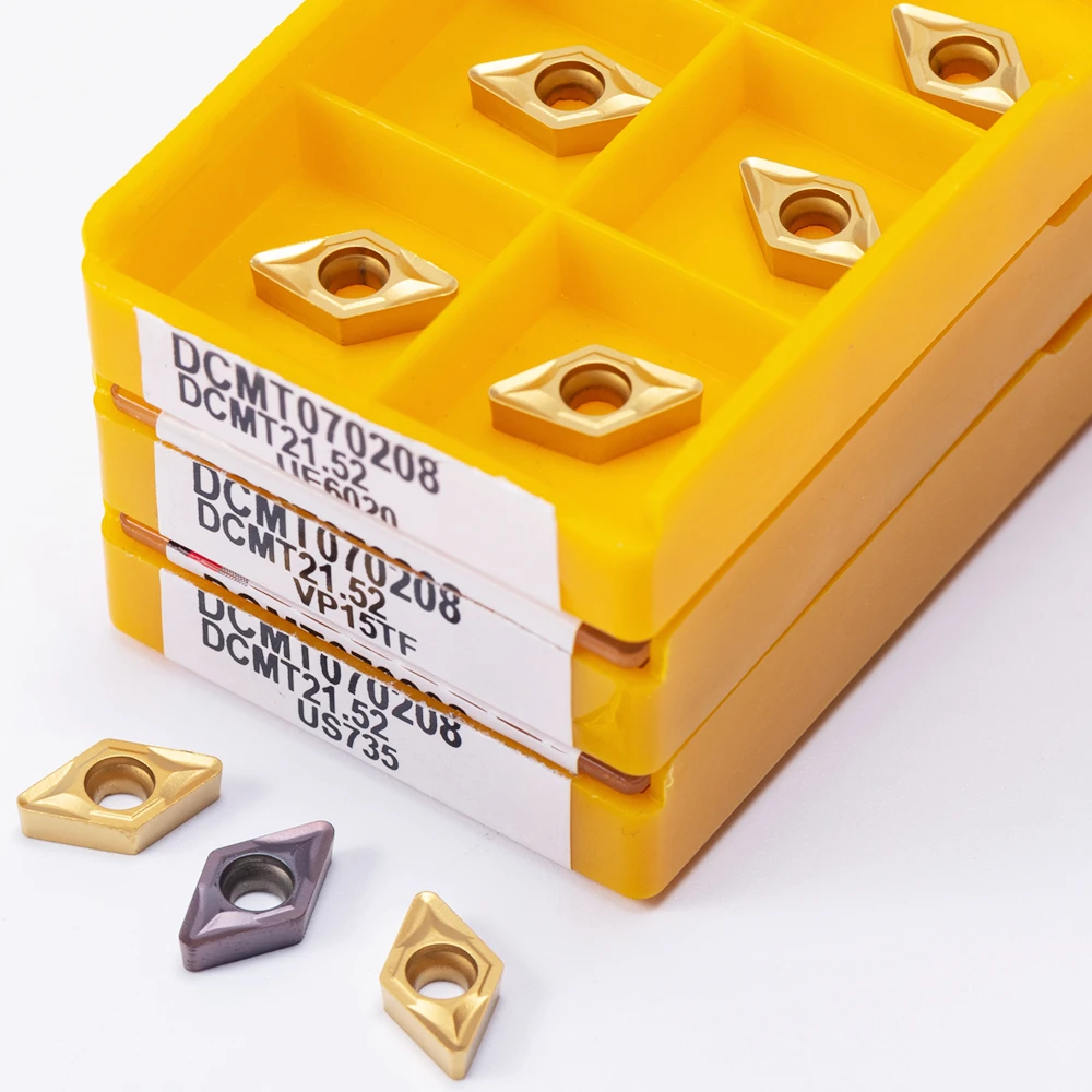 Высококачественный токарный инструмент DCMT070208 DCMT070204 UE6020 US735 VP15TF для фрезерного