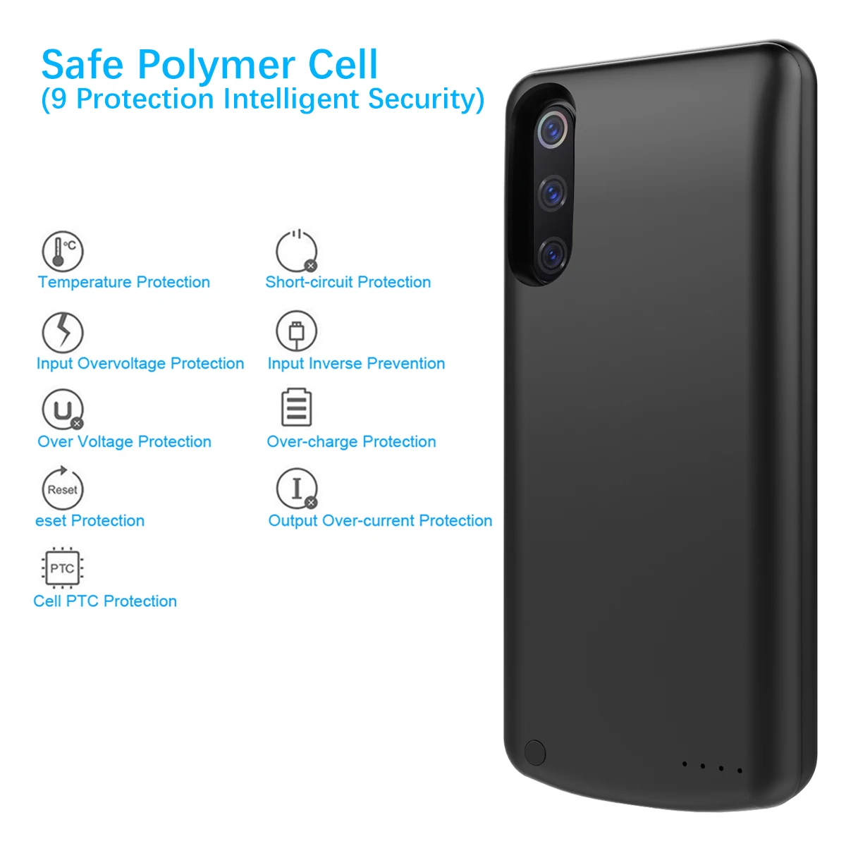 ДЛЯ Vivo S1 Pro 5000 мАч зарядное устройство чехол Расширенный аккумулятор резервного