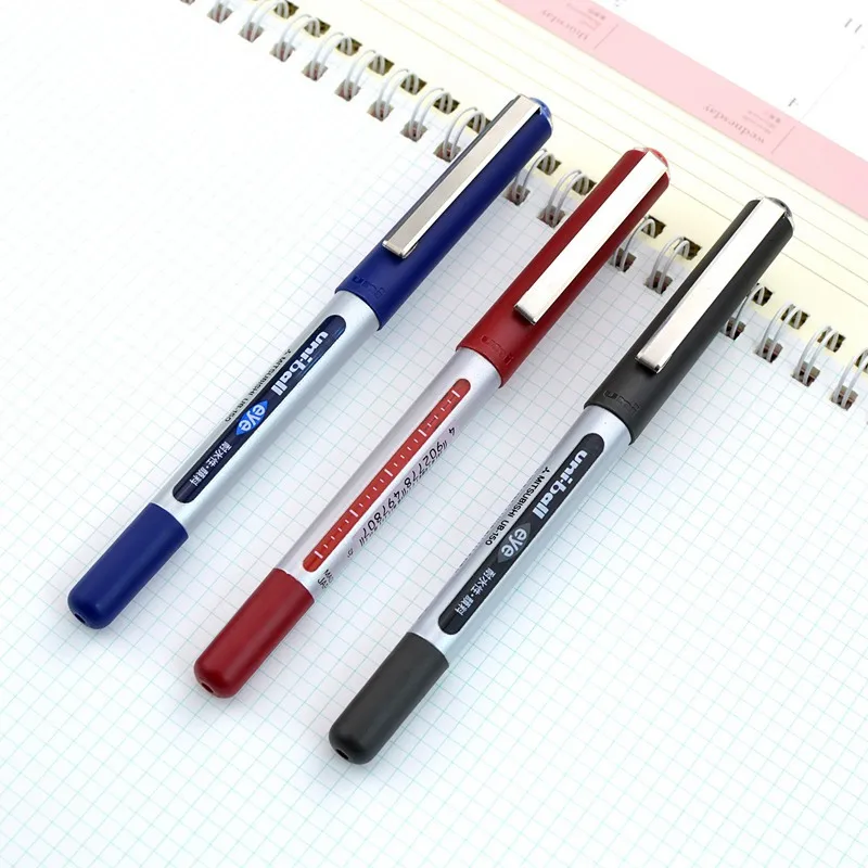 

3pcs Japan Uni-Ball Signature Pen UB-150 Liquid Ink Pens 0.5mm Blue/Black/Red Color Office and School Supplies