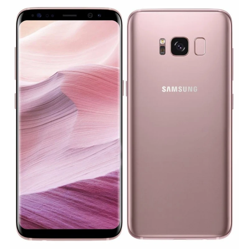 Pink Samsung Galaxy S8 Plus,, 4G LTE, мобильный телефон, четыре ядра, 6,2 дюймов, МП, 4 Гб ram, 64 ГБ rom, смартфон с отпечатком пальца - Цвет: Pink