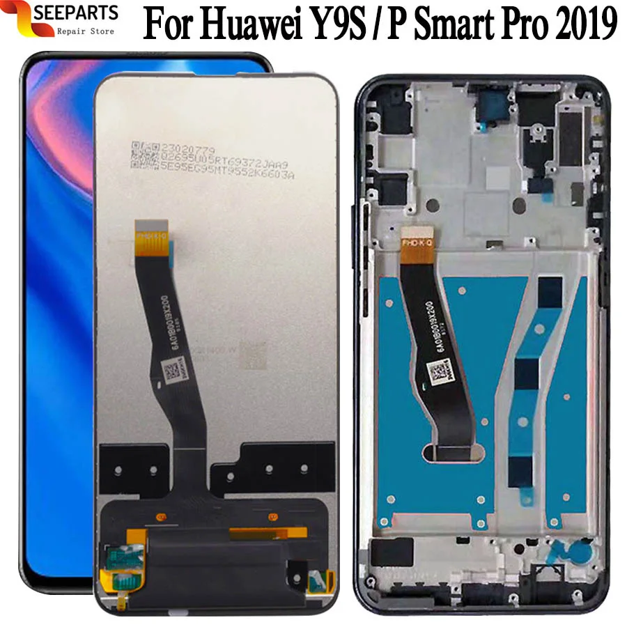 Оригинальный ЖК-экран для Huawei Y9S Y9 s / P Smart Pro 2019 сенсорный экран с дигитайзером и