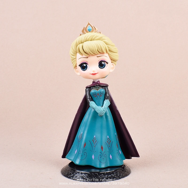 Disney Frozen Anna Elsa Princess 14cm mini doll Action Figure Anime Mini Collection Figurine Toy model for children gift | Игрушки и
