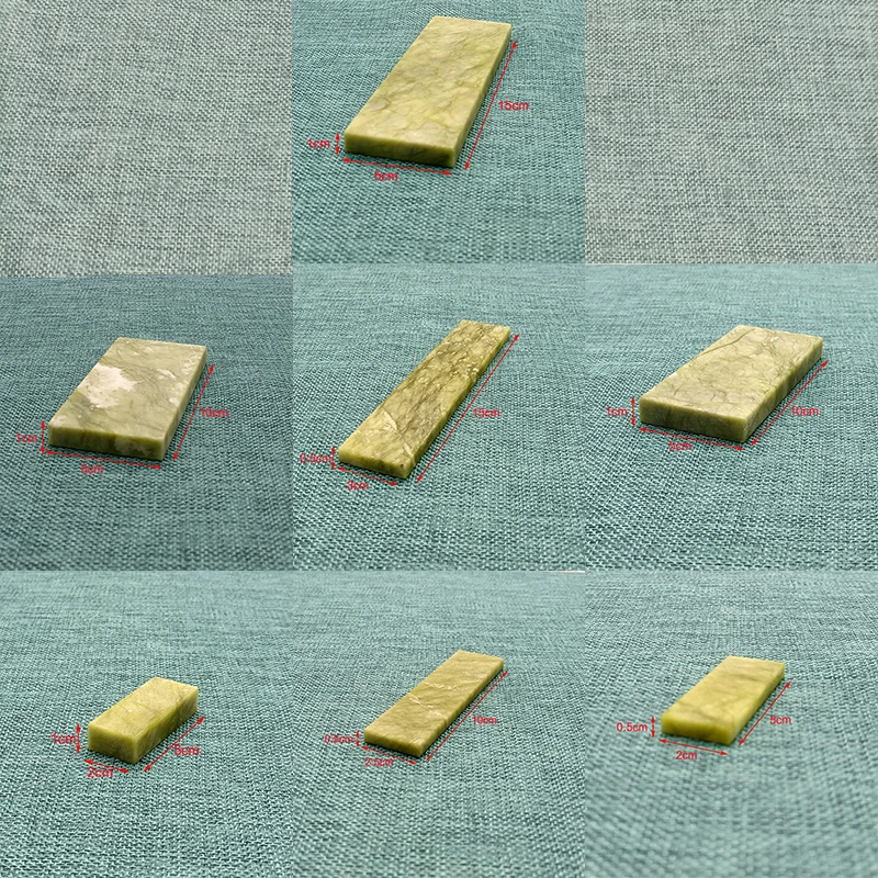 

Natural green whetstone whetstone for fine grinding and polishing polishing scraper kitchen sharpener sharpening tool