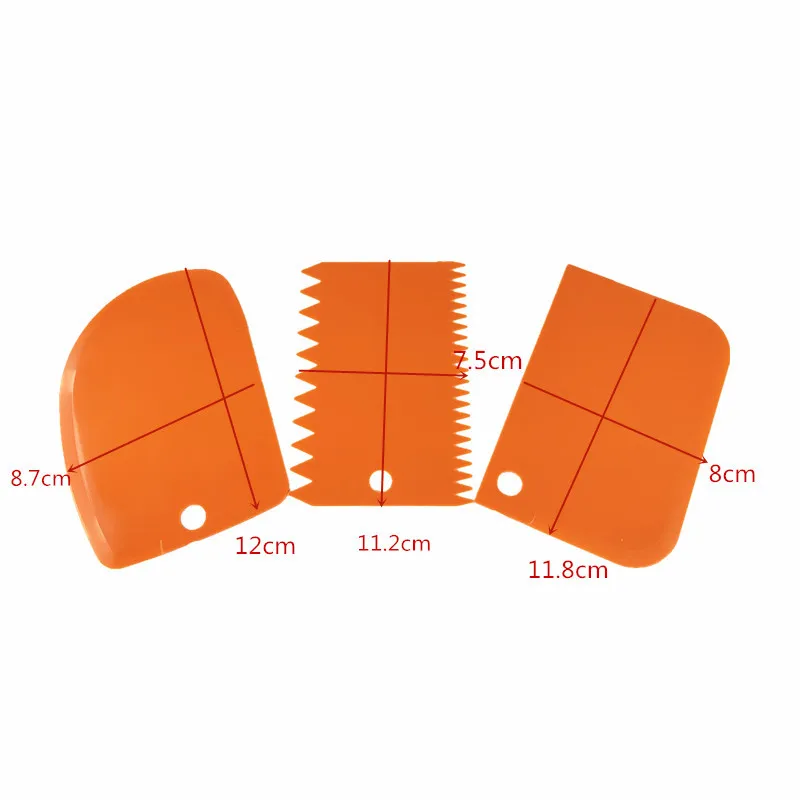 3 шт./компл. крем-тесто скребок для пастообразных Slicer шпатели торта Крем-тесто