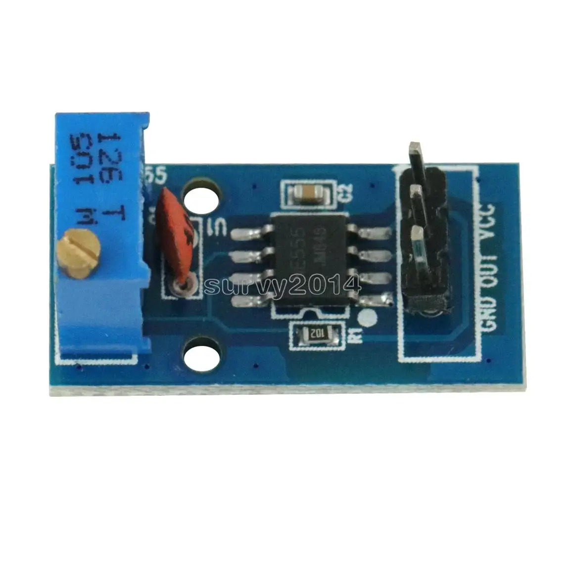 Регулируемый резистор NE555 генератор частоты импульса модуль для Arduino Smart Car 5 В-12 в