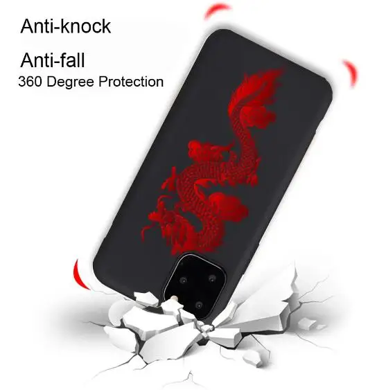 

Fashion Dragon Gift Phone Case For iPhone XS 11Pro Max XR 8 7 Plus 6 6S SE 2020 12 Mini Shell Soft TPU Cute Cover Capa Fundas