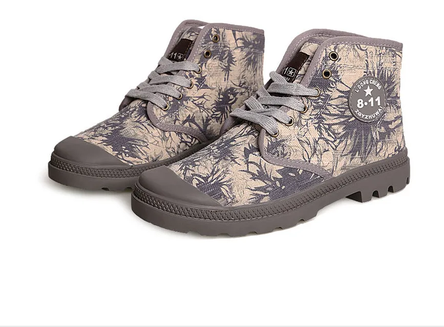 Камуфляж Охота обувь для костюмированной вечеринки Ботинки Мужские камуфляжные