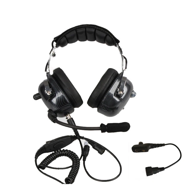 Szsafeway New Two Way Radio Noise Cancelling Headset For Hytera PD780 PD785