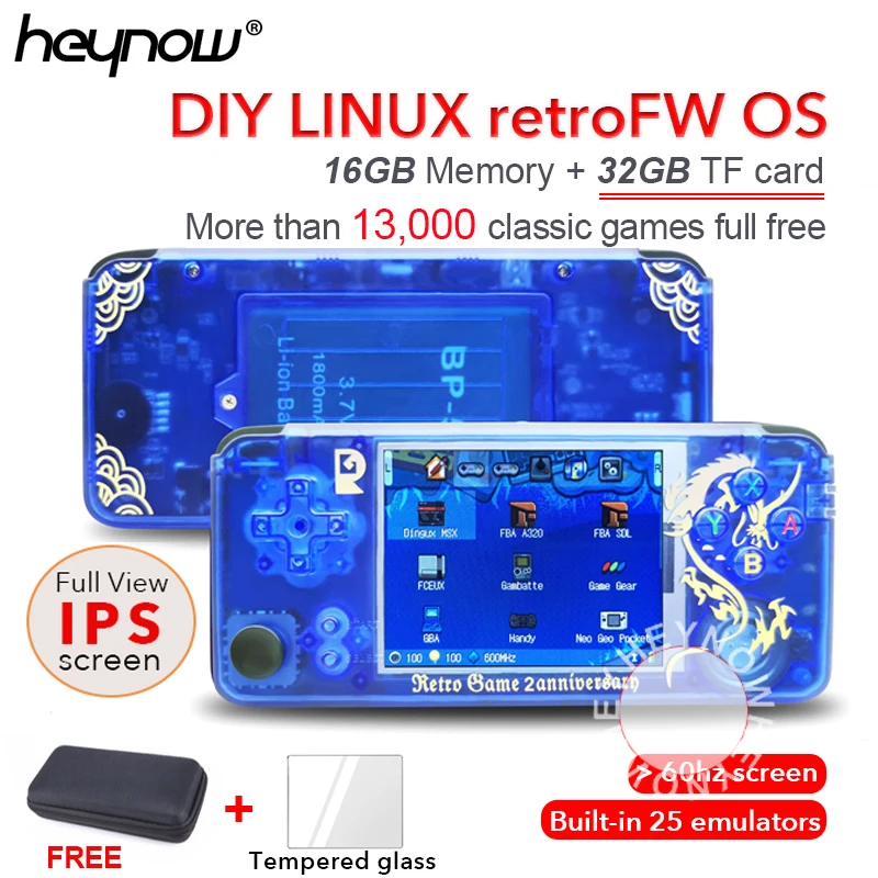 Ретро игровая консоль RS97 Plus 25 + эмуляторы 13000 игр|Портативные игровые консоли| |