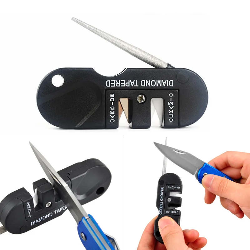 Уличная Вольфрамовая стальная точилка многофункциональный карбидный нож