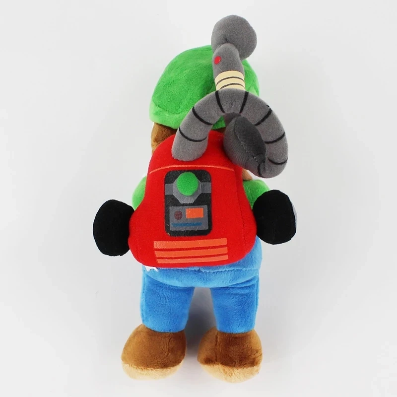 Juguetes de peluche de Super Maris Luigi para ni&ntilde;os, juguetes de felpa de 28cm, de Horror Luigi con etiqueta, mansi&oacute;n 2, Luigi, regalo de Navidad-1