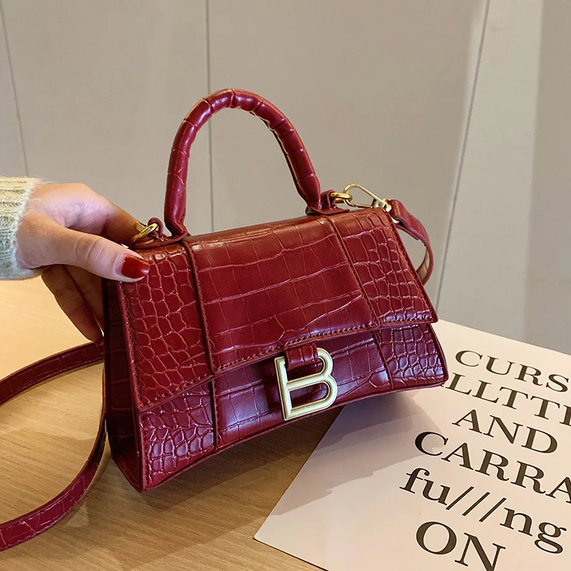 

Ladies Bag Casual Crossbody Bag Crocodile Pattern Small Square Bag Shoulder Bags Large Clutch Bag Handbags Women Bags Designer