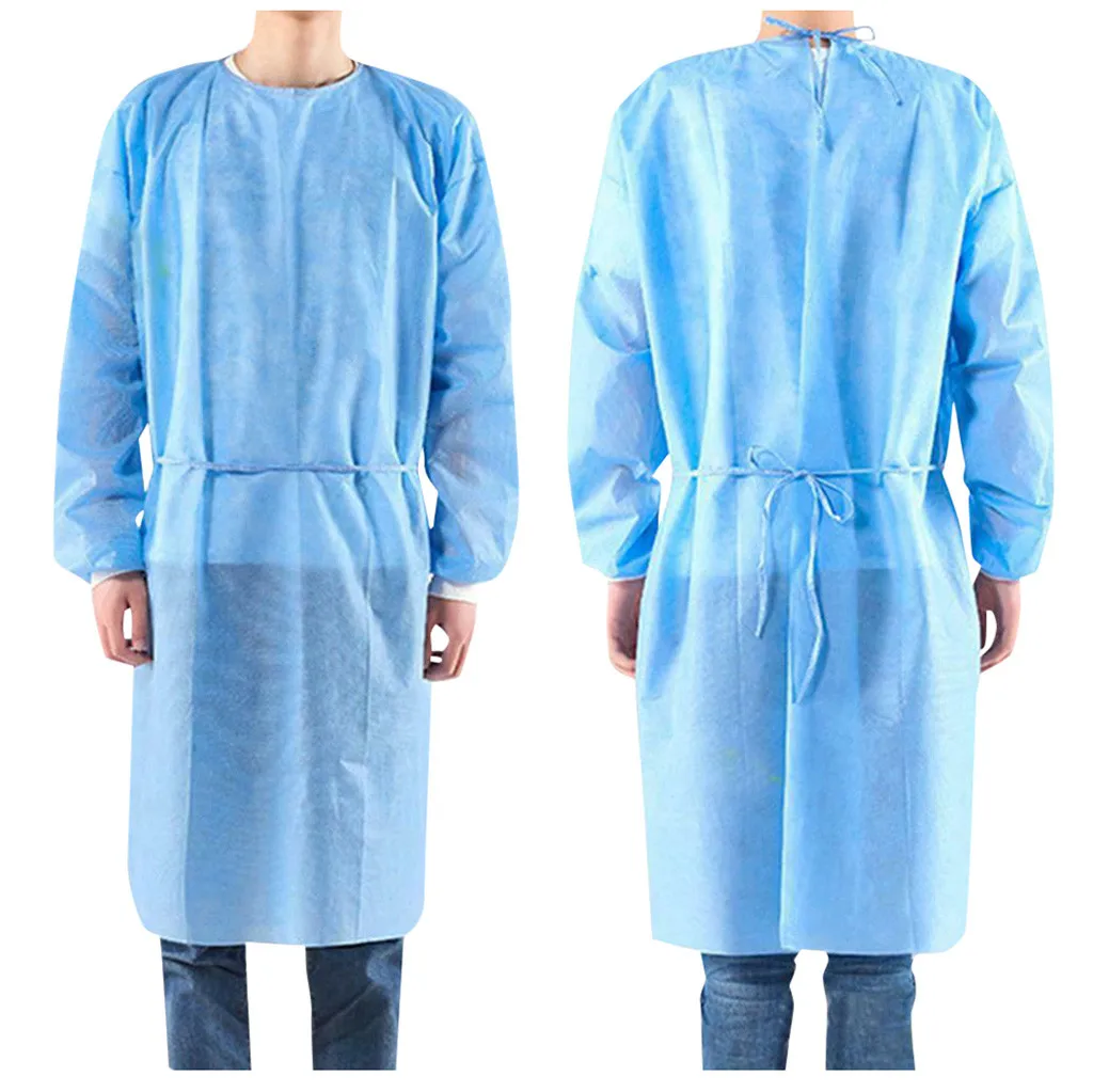 

10pcs Disposable Coverall Isolation Workwear gown suit Clothes Security Gown Protection Suit Work clothing lab coat werkkleding