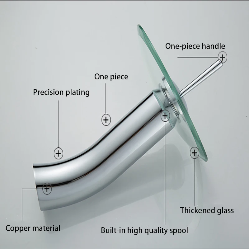Смеситель водопад с креплением на бортик смеситель для горячей и холодной воды