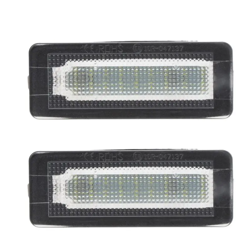 2x 18 SMD LED License Plate Number Light Lamp Error Free For Benz Smart Fortwo Coupe Convertible 450 451 W450 W453 Y5GF for | Автомобили и