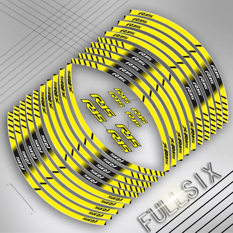 Новая высококачественная 20 шт. мотоциклетная наклейка для колес