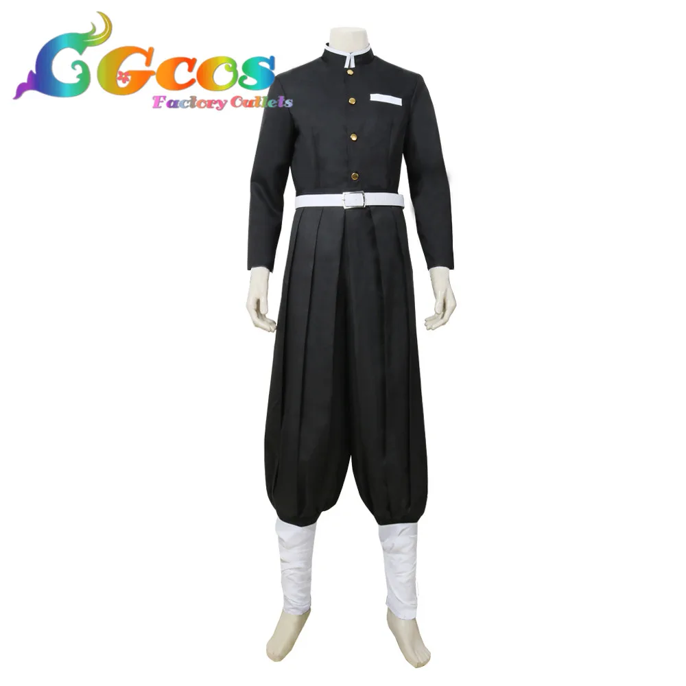 CGCOS Косплей Костюм демон убийца Kimetsu No Yaiba Kamado Tanjirou кимоно Униформа Рождество