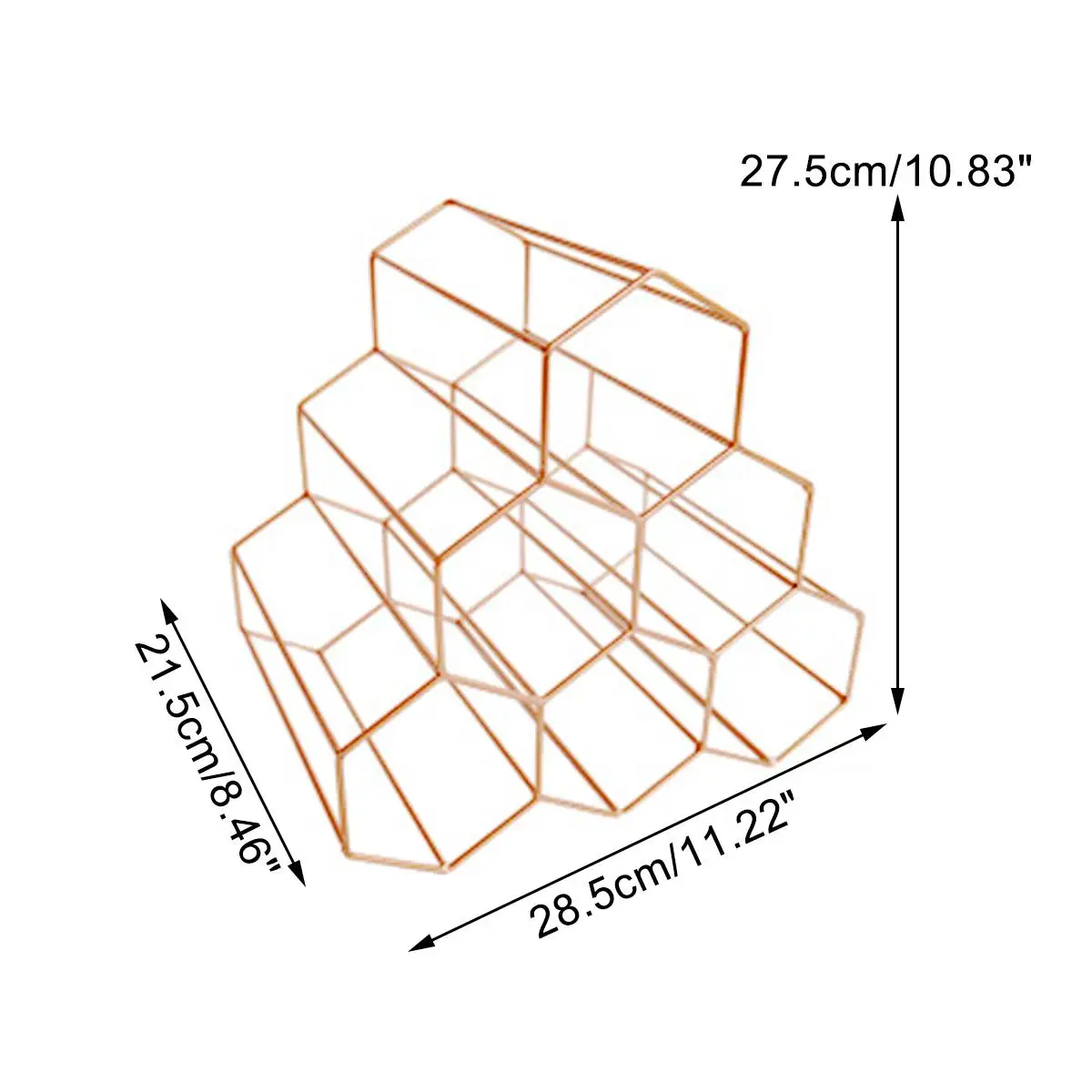 

Metal Iron Geometric Wine Rack Metal Simple Household Grape Wine Rack Restaurant Living Room Bar Wine Cabinet Wine Display