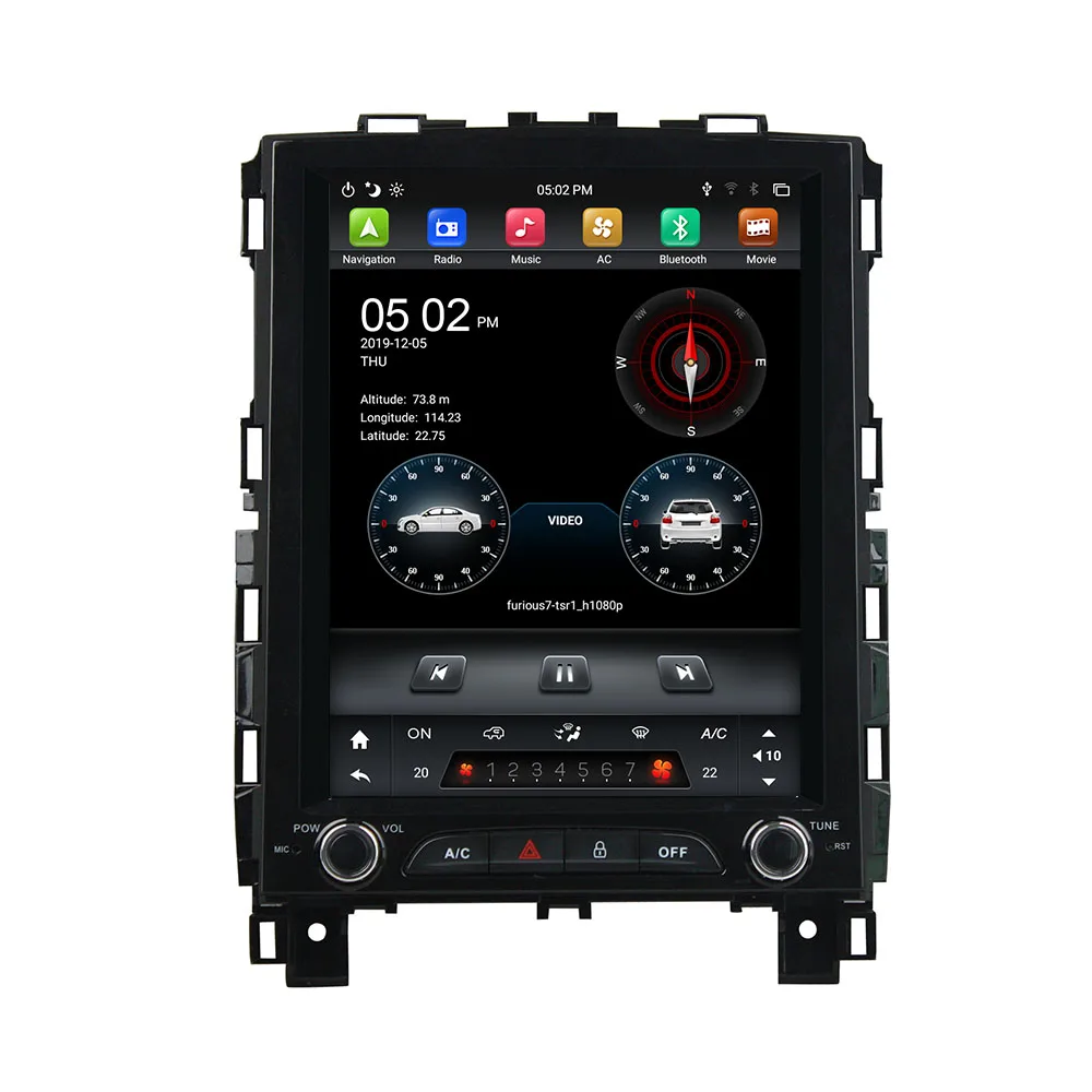 Автомагнитола Tesla Style DSP PX6 4 Гб + 64 ГБ Android 9 0 dvd плеер для Renault Megane Koleos 2016 2019 GPS