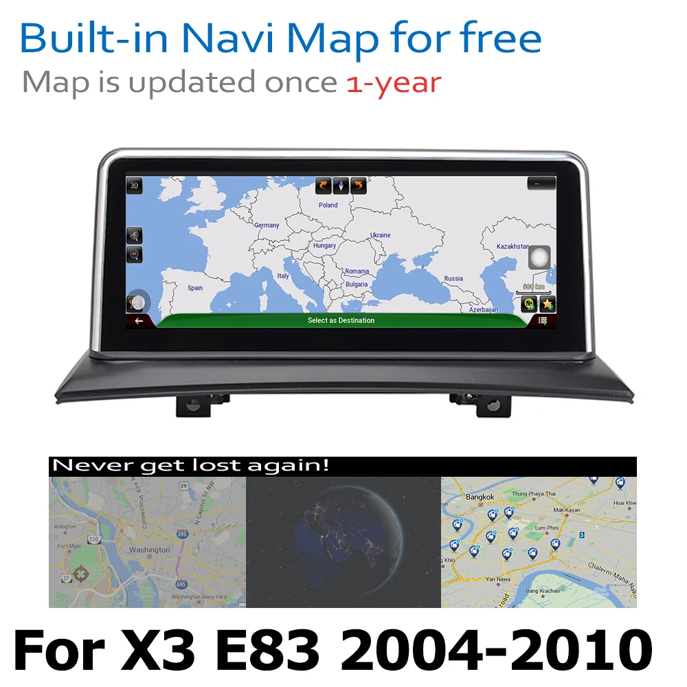 Android 8 0 UP Автомобильный DVD-плеер для BMW X3 E83 2004 ~ 2010 аудио стерео HD сенсорный экран