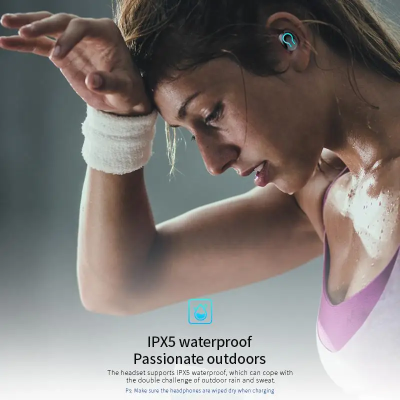 Q66 наушники-вкладыши TWS Bluetooth наушники HD стерео Шум снижение спортивные