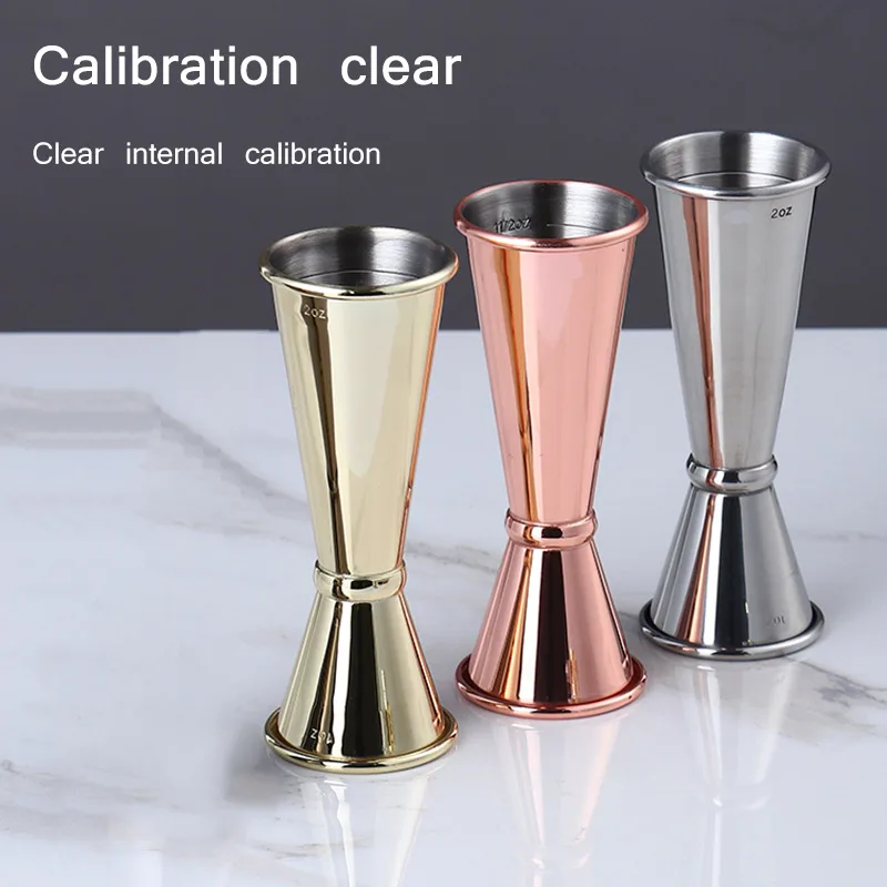 Шейкер из нержавеющей стали для напитков кухонный прибор измерения 60/30 мл|Мерные