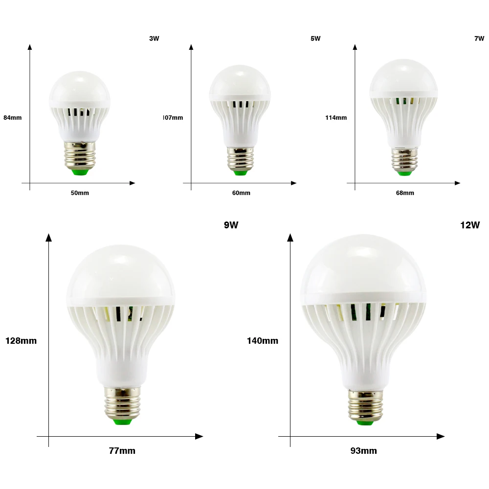 Светодиодный инфракрасный светильник 3 Вт 5 7 9 12 220 В E27|Светодиодные лампы и