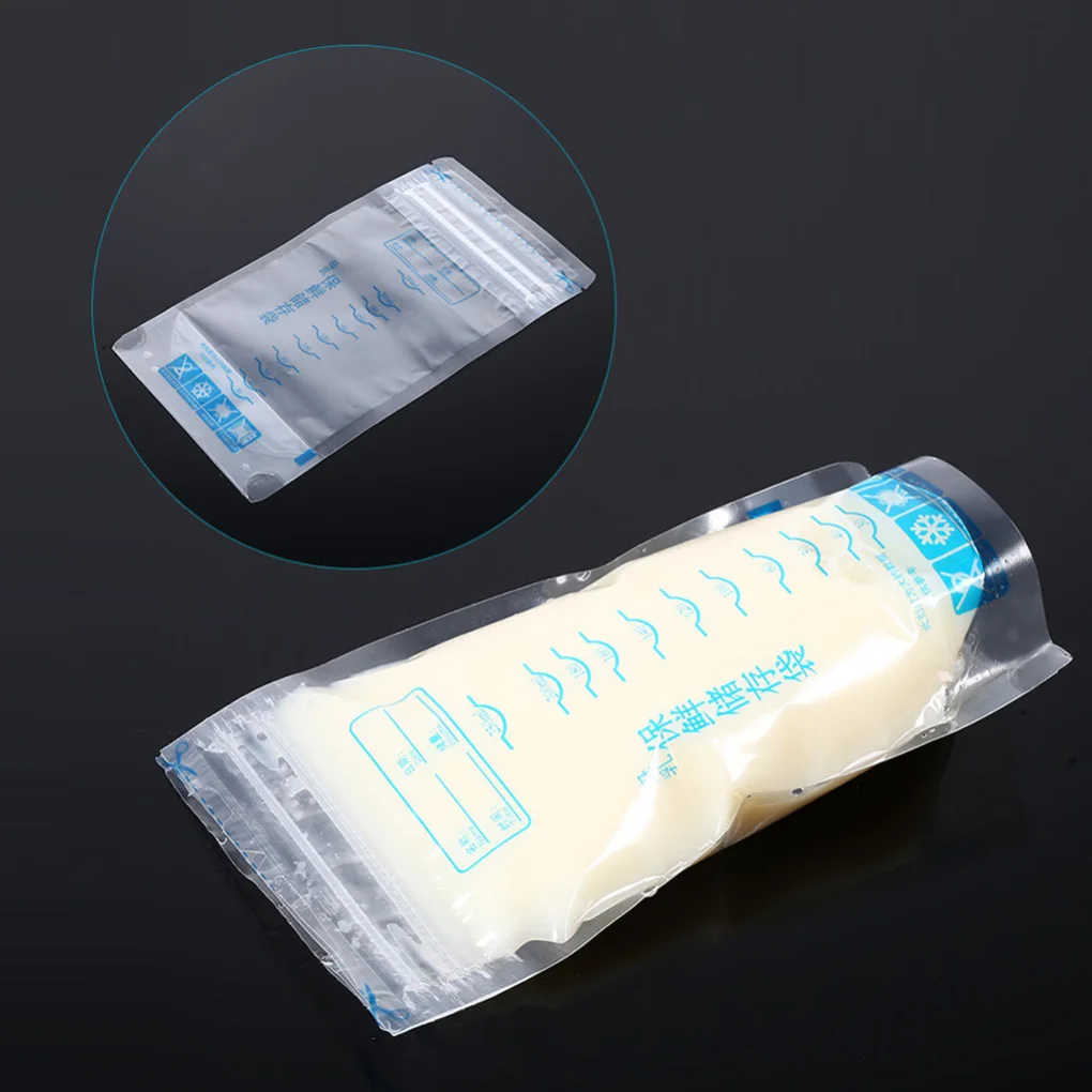 Alta Calidad 30 unids/set 250ml bolsas de almacenamiento de leche materna lactancia congelador almacenamiento bolsas bolsa-1