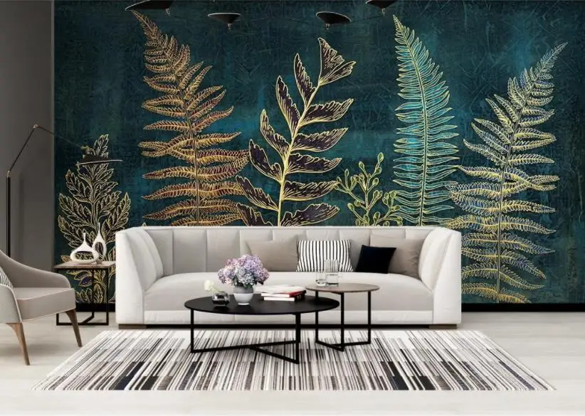 2020 Пользовательские Современные обои с простым рисунком для стен 3 d Гостиная