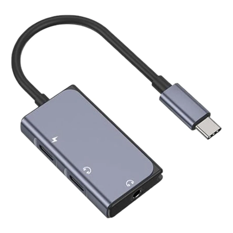 Кабель-адаптер для быстрой зарядки с USB Type-C на 3 5 мм | Электроника