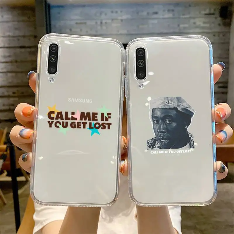 

Tyler Creator CALL ME IF YOU Phone Case Transparent For Samsung Galaxy A S 8 9 10 12 20 21 40 50 52 51 70 71 2019 fe ultra plus