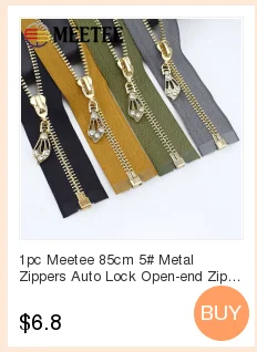 Meetee 2 шт 60-120 см 8# Смола двусторонний на молнии пуховик на молнии DIY длинная одежда Двухсторонний Слайдер ручной Швейные материалы ZA004