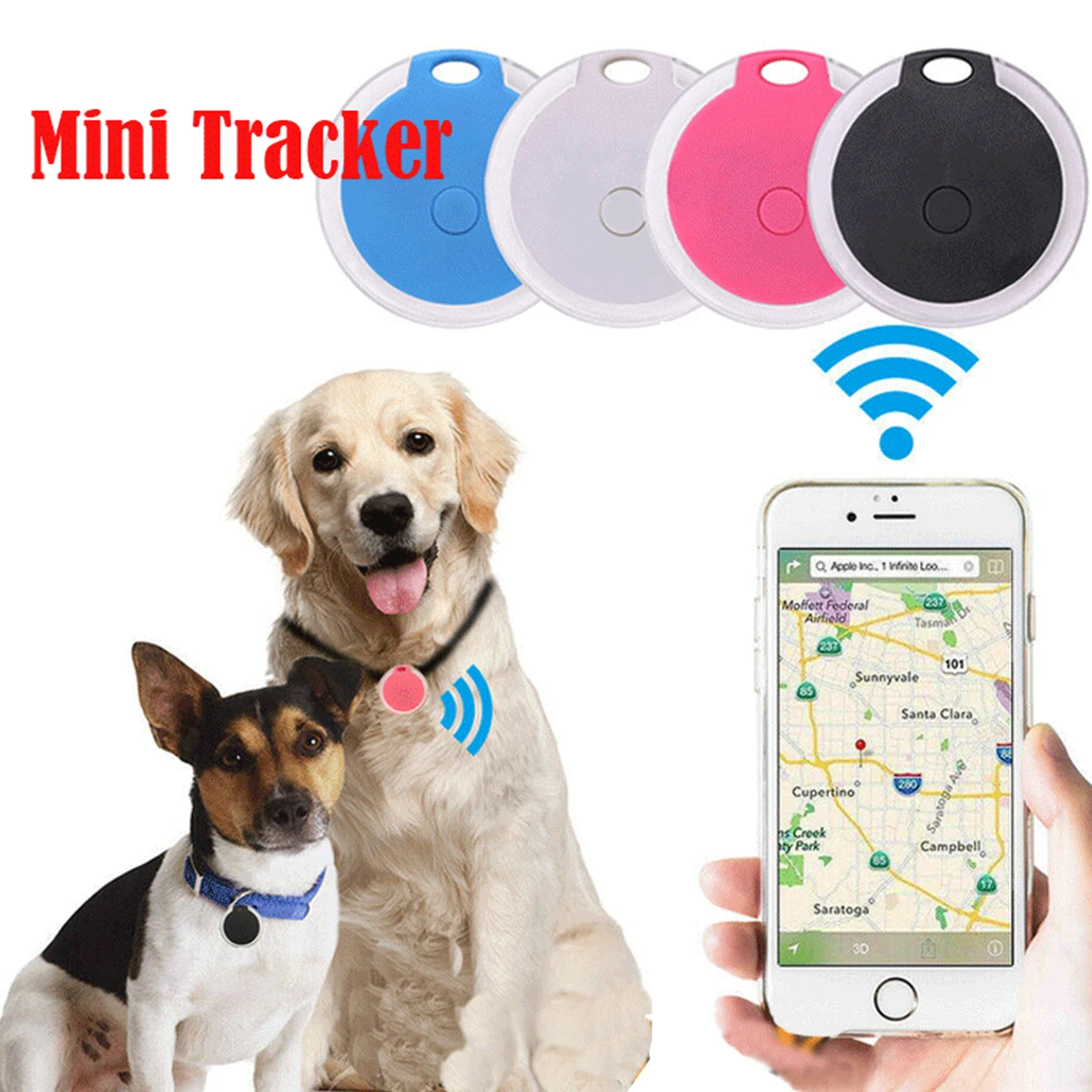 

High Quality Mini Anti-Lost Smart Tag Finder Wireless GPS Tracker Kid Elder Pet Car Bag Locator Alarm Reminder Anti Lost Device