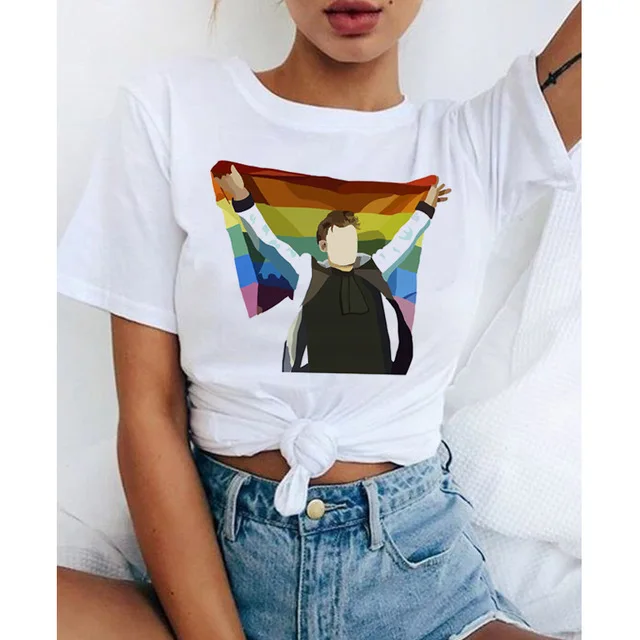 Женская рубашка Love Wins Радужная футболка для лесбиянок с надписью Is женская