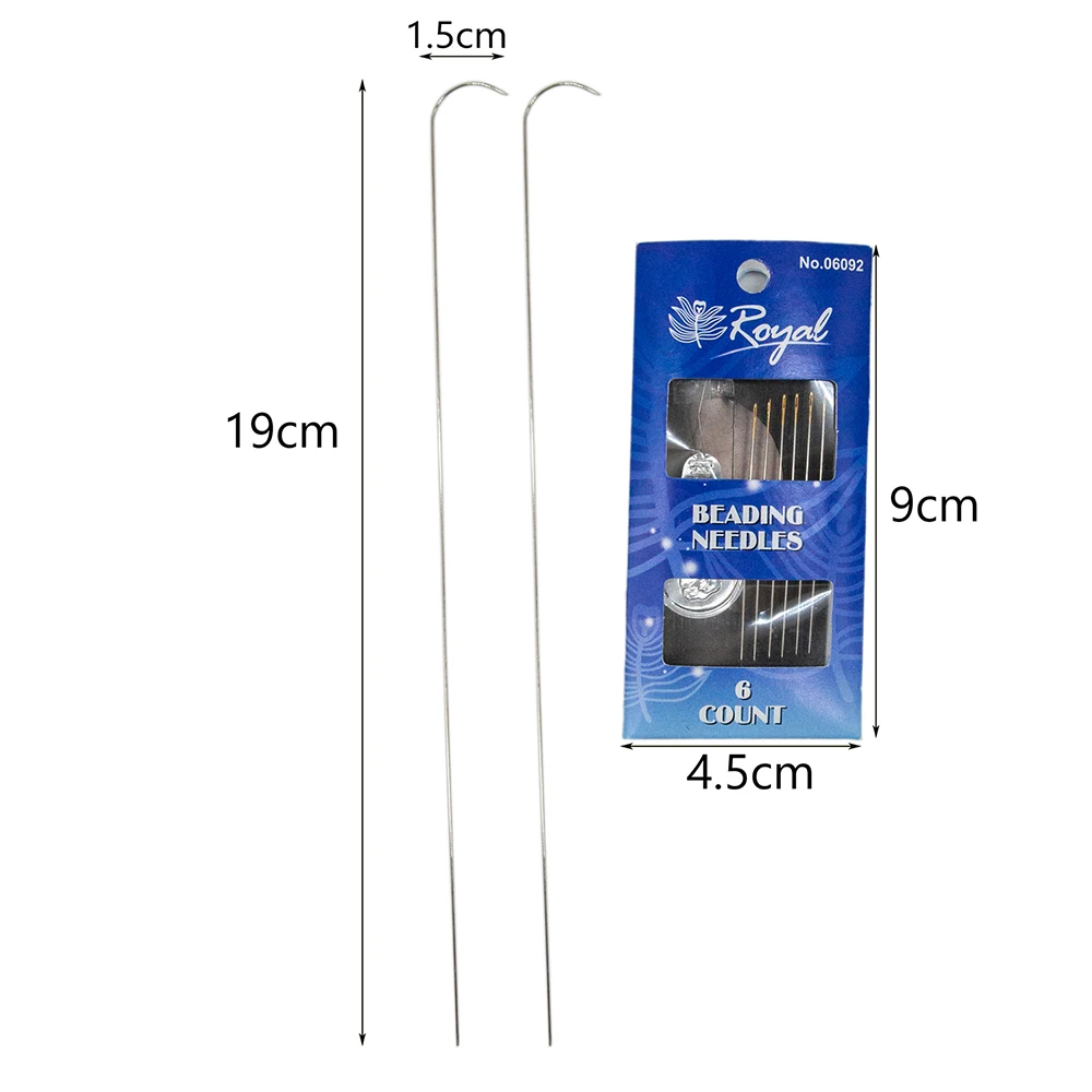 

10cm/ 19cm Superfine beaded needle Beading Needles Openning Handmade Pin Threading String Cord Jewelry Craft Rolling Making Tool