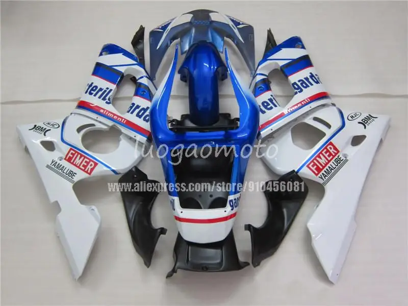 

100% инъекция подходит для YAMAHA YZF R6 комплект обтекателей 1998 1999 2000 2001 2002 98 99 00 0 1 02 YZF R6 синий белый комплект кузова