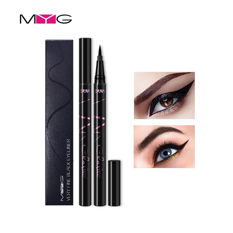 

Hot Sale Eye Liner Pencil Eyes Makeup Liquid Eyeliner Waterproof 24 Hours Long-lasting Black Eyeliner Pen Make up