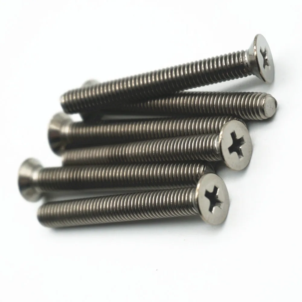 Титановый болт с потайной головкой титановый винт Phillips GR2 m1 6 M2 5 M3 M4 M5 M6 x 4 815 20 25 30 35