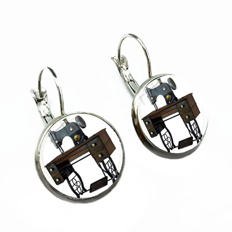 Горячая Распродажа винтажная швейная бижутерия машинка для сережек |