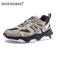 men running shoe thick sole breathable ins ulzza harajuku dad chunky sneakers men shoes platform fashion design shoes men