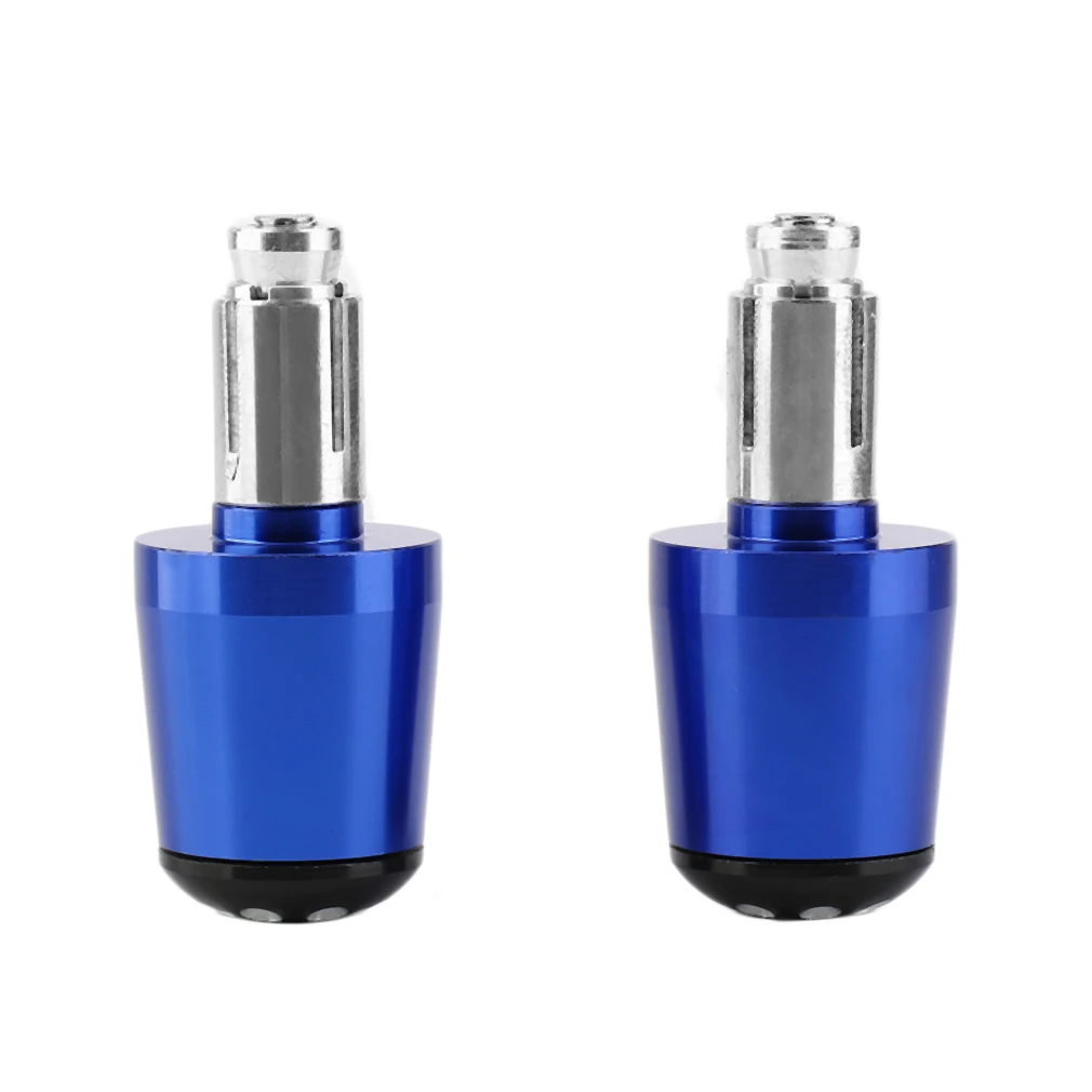 

2pcs Universal Motorcycle Handlebar Ends Grip Weights Anti Vibration Plug Cap Hand Grips Bar End Plug Parts
